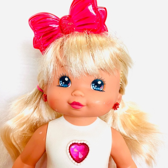 Mattel 1988 PJ Sparkles Light Up Doll 16in Works Redressed Minor Marks - Picture 1 of 12